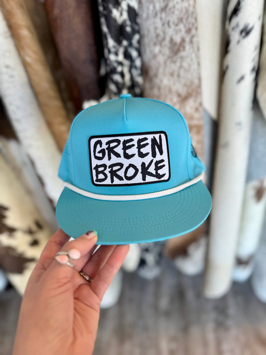 Green Broke Cactus Alley Cap (Turquoise)
