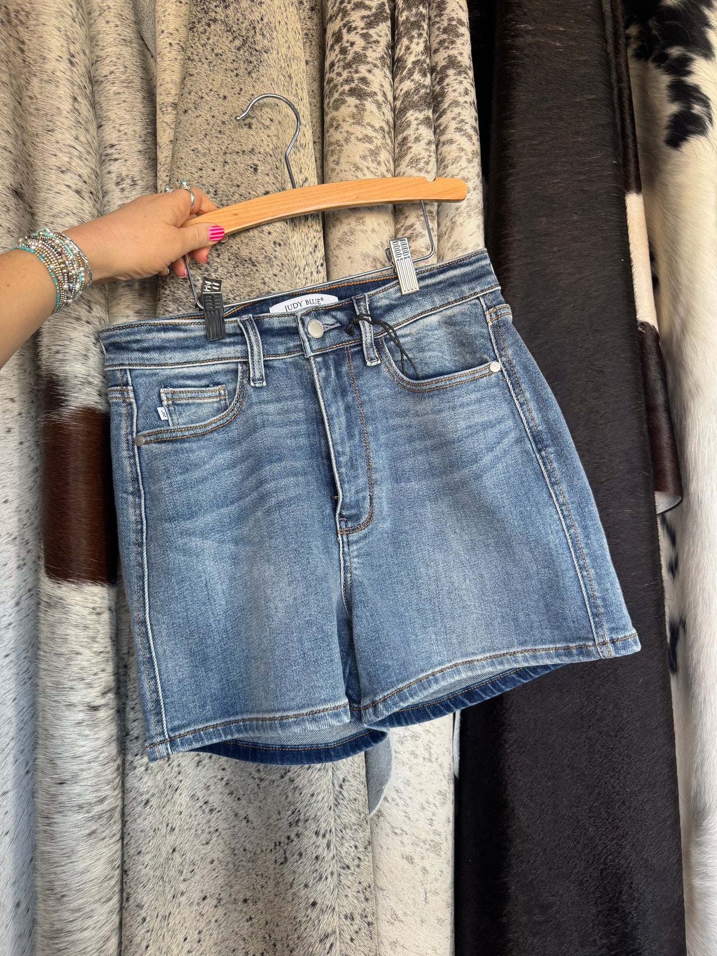Judy Blue High Waist Slim Shorts