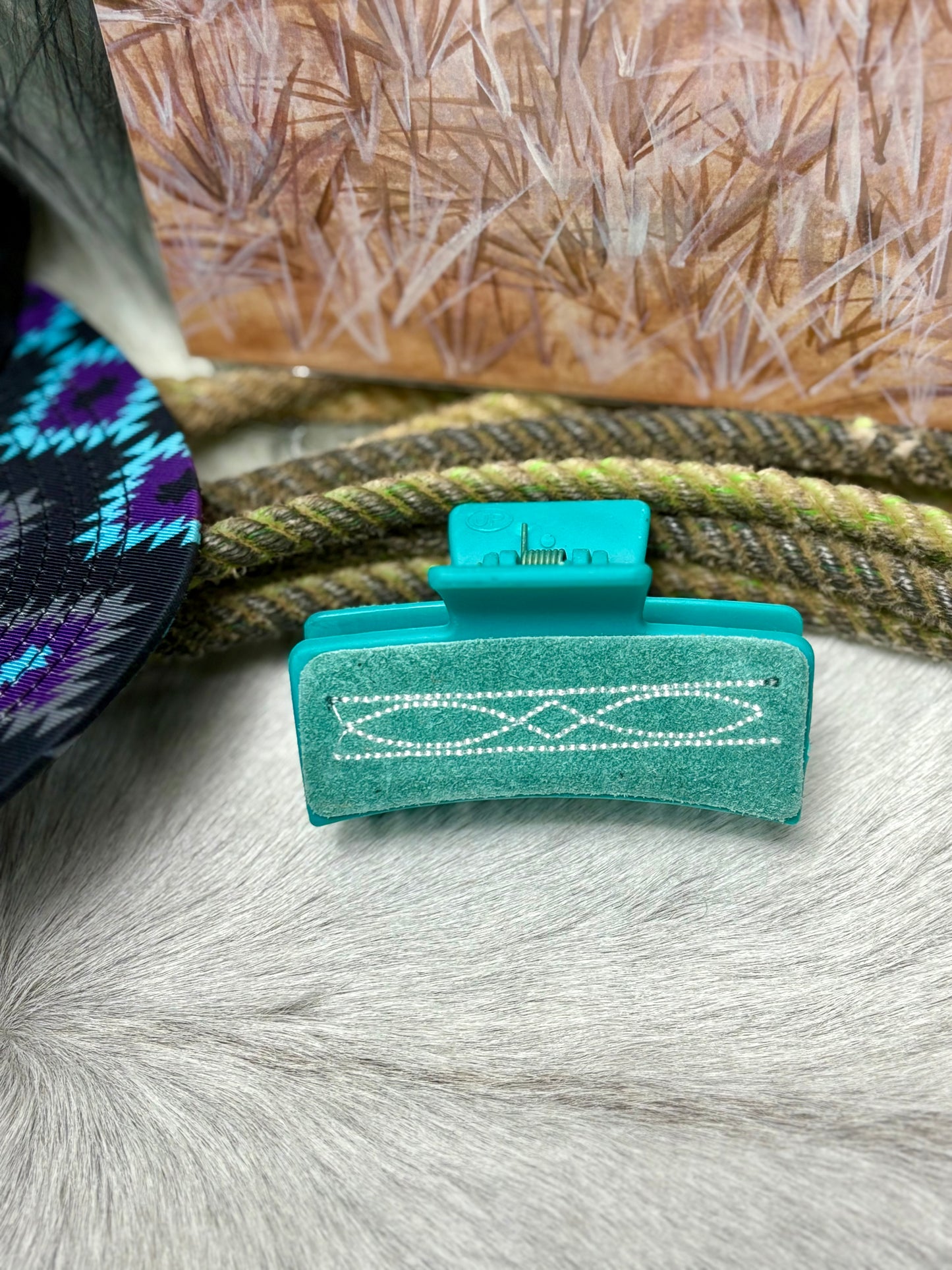 Boot Stitch Claw Clip