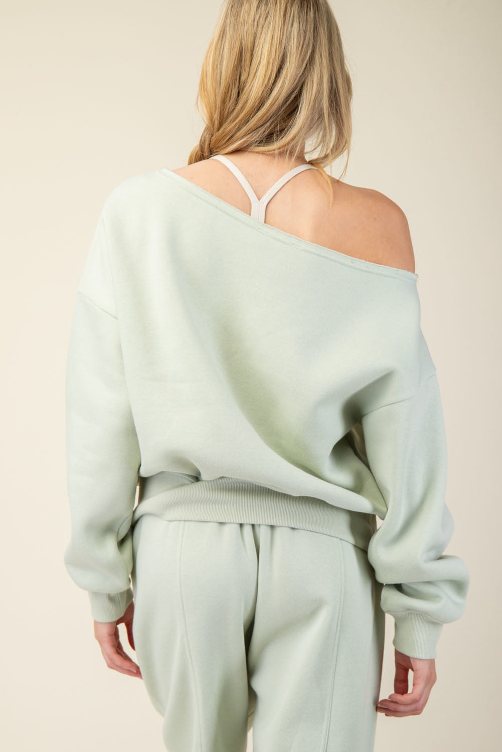 Off The Shoulder Sweatshirt