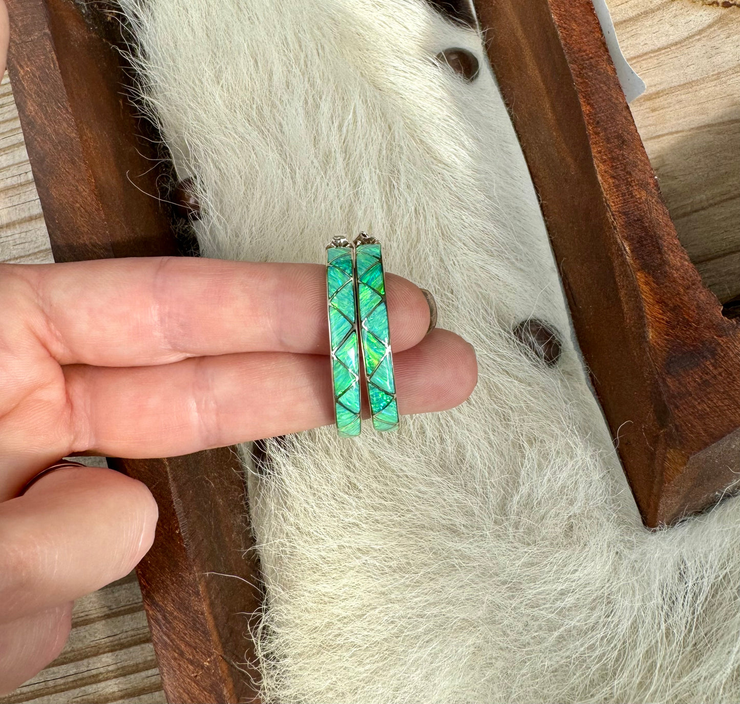 The Regul Opal Hoops
