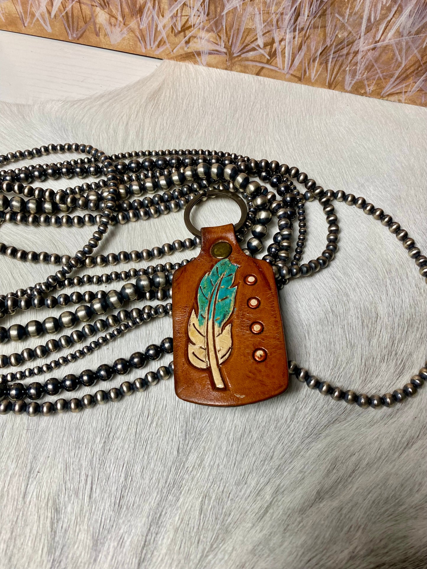 Feather Keychains