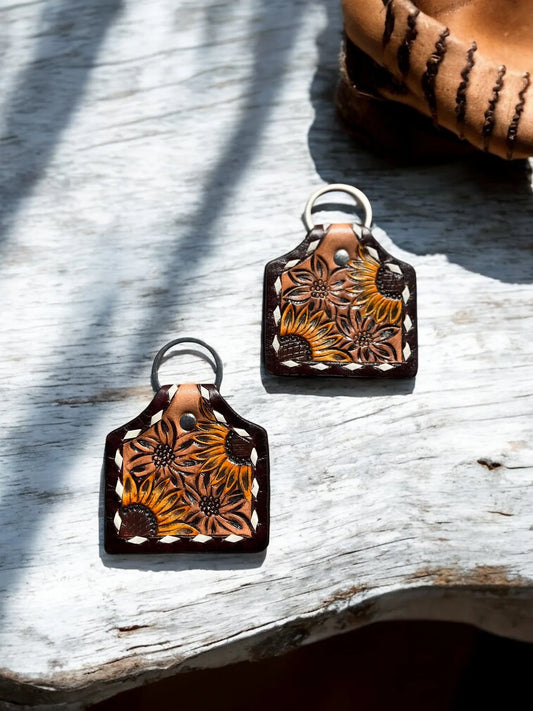 Sunny Day Sunflower Keychain