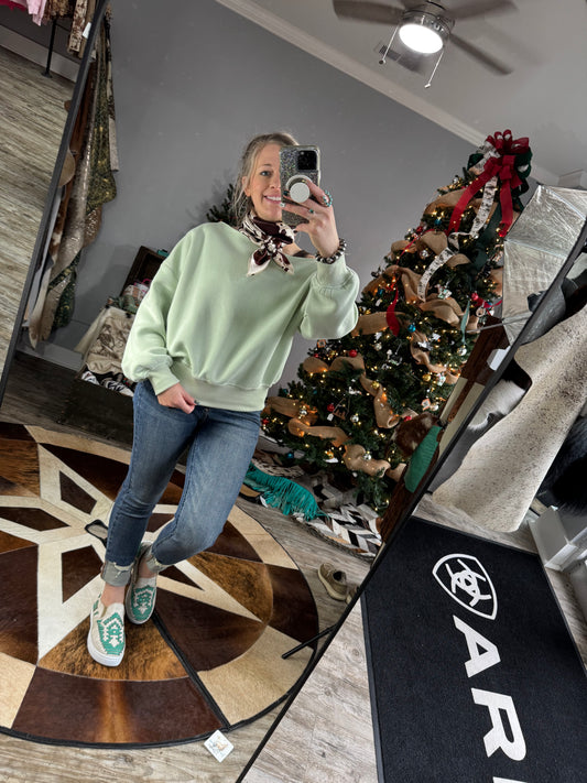 Off The Shoulder Sweatshirt