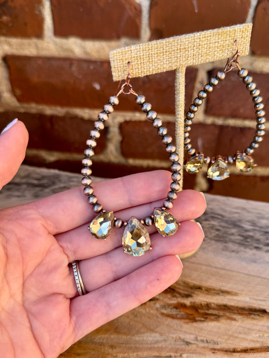 Rhinestones and Burnished Pearls