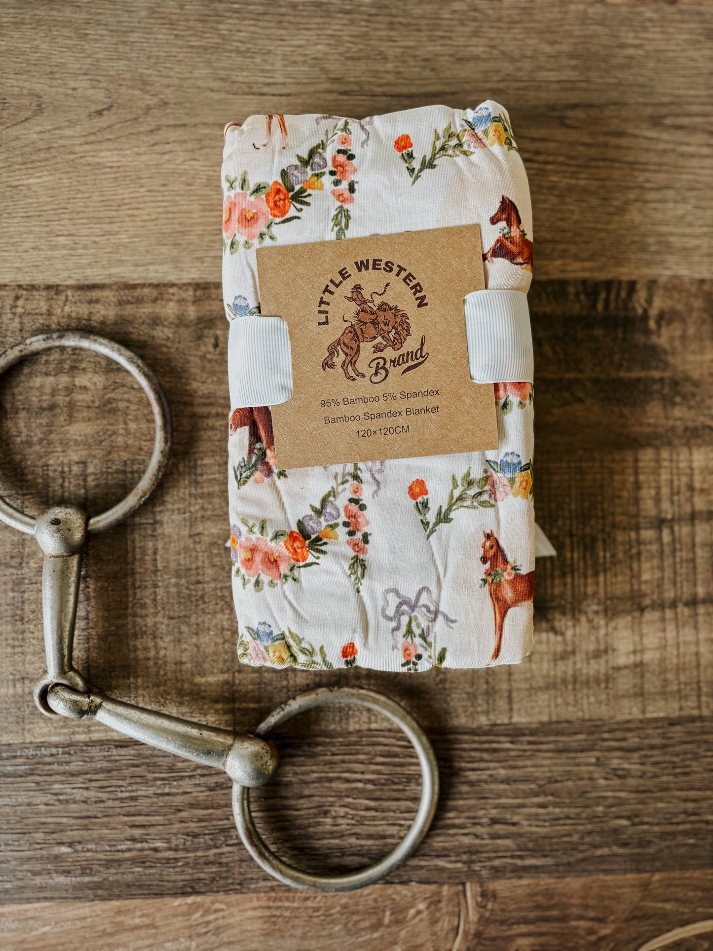 Painted Foal Bamboo Swaddle