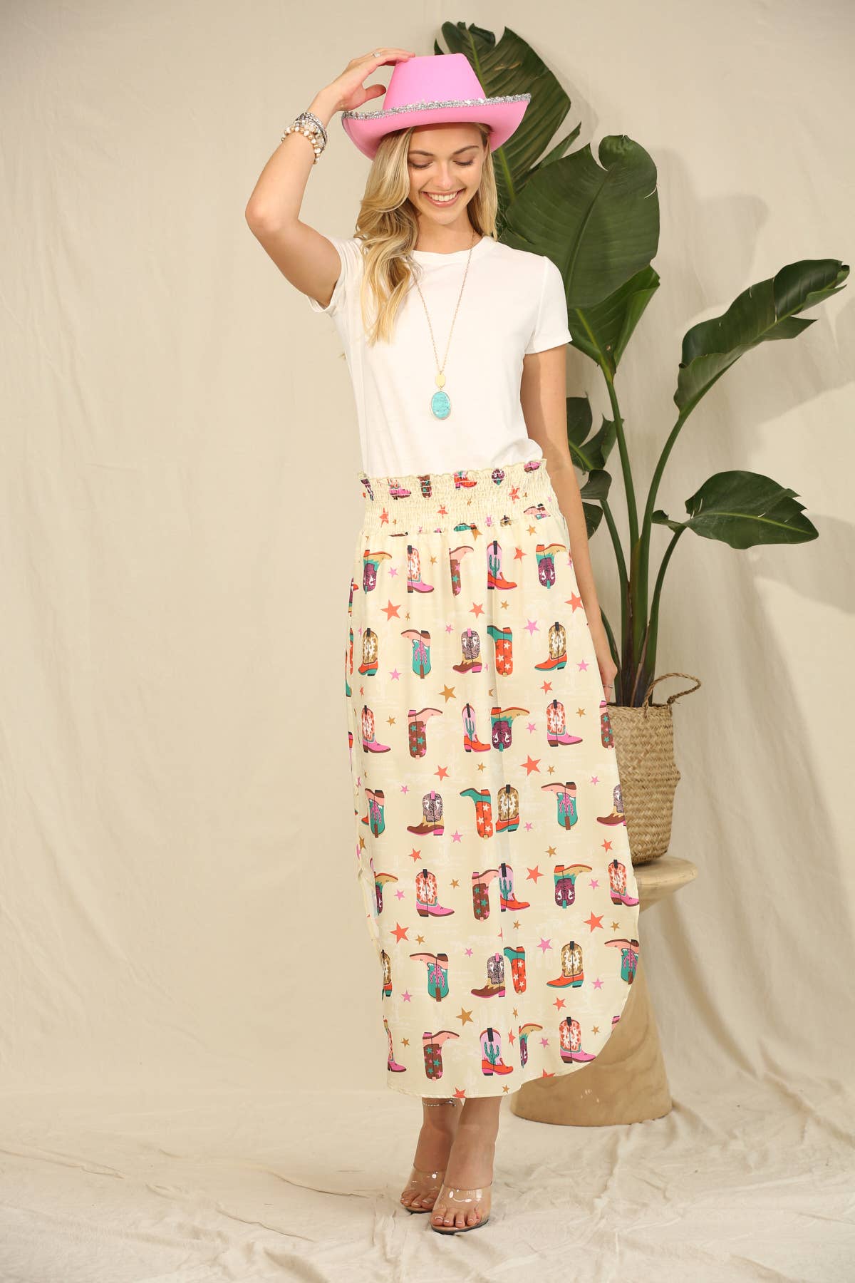 Boot Scootin' Maxi Skirt