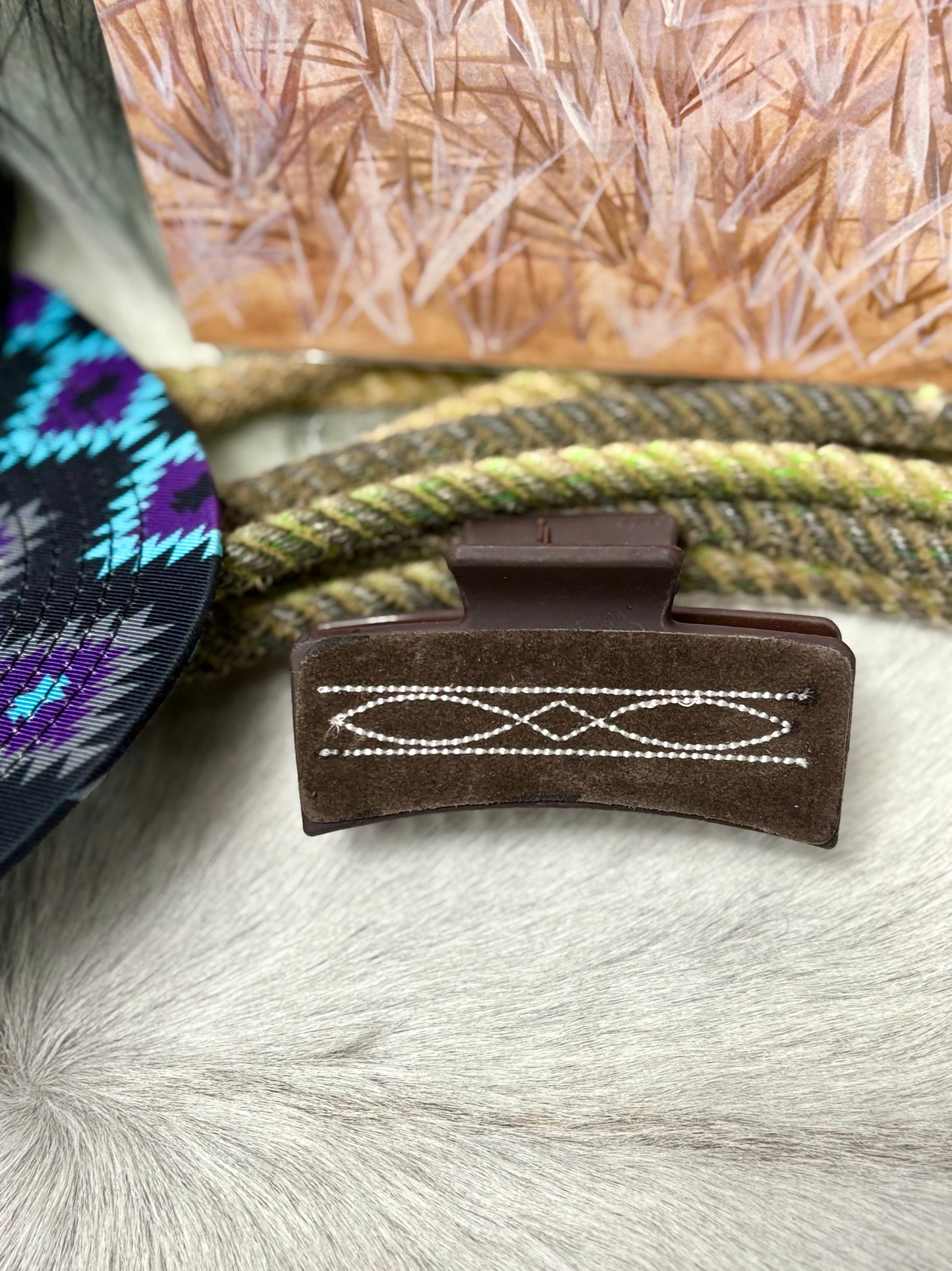 Boot Stitch Claw Clip