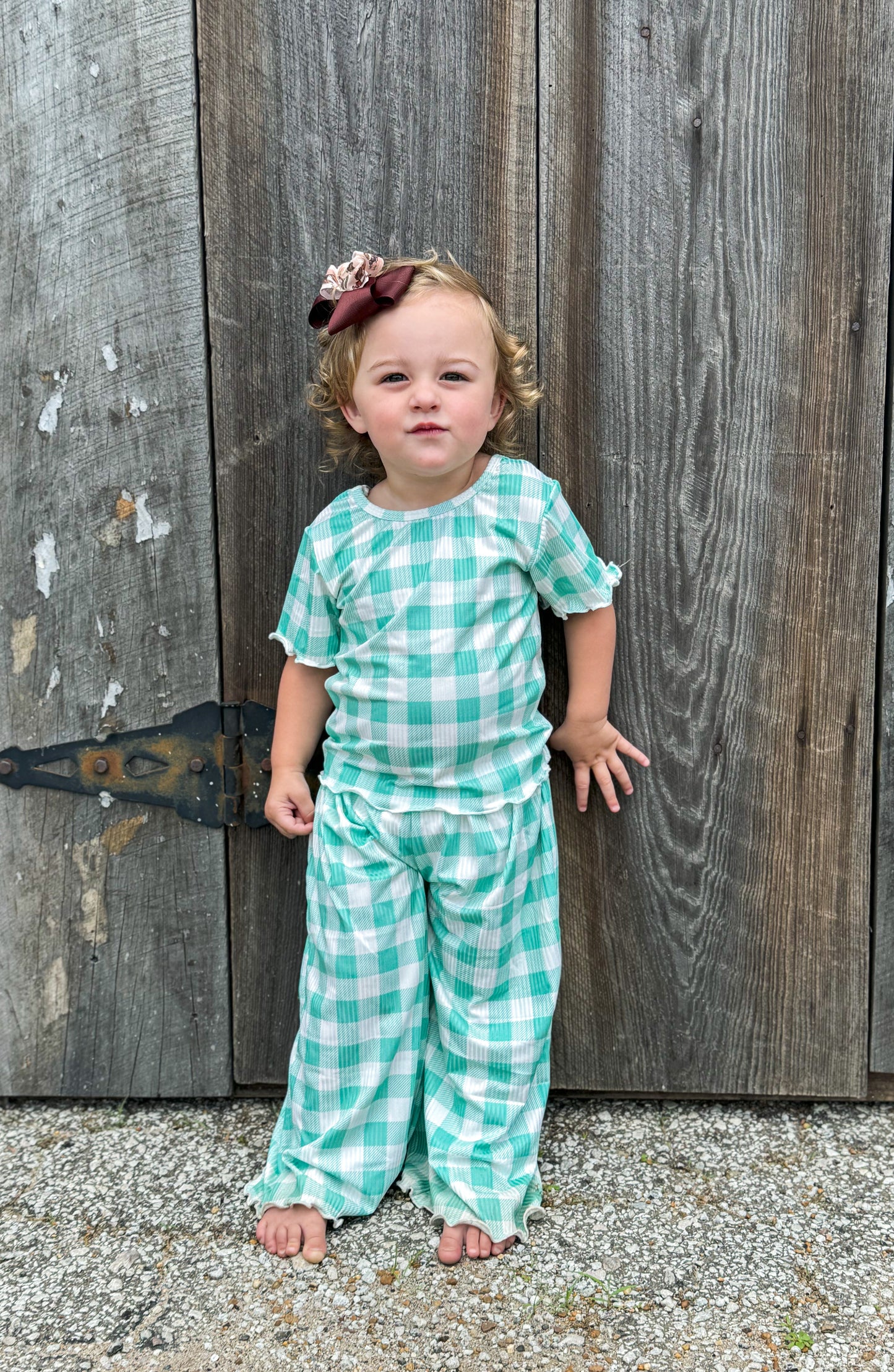 The Kaili Short Sleeve Pant Set