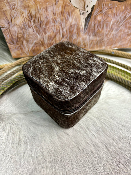 Cowhide Jewelry Case
