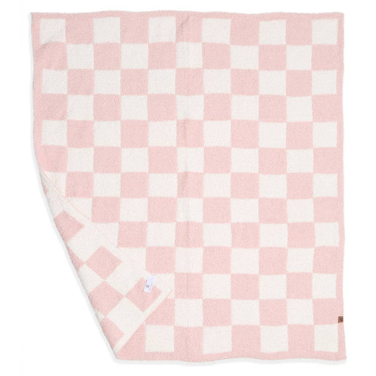 Kids Checkered Pattern Soft Throw Blanket