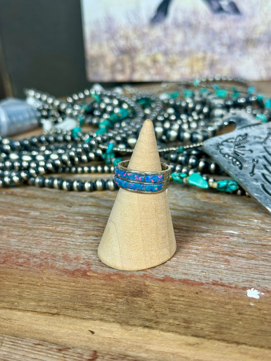 Double Opal Ring