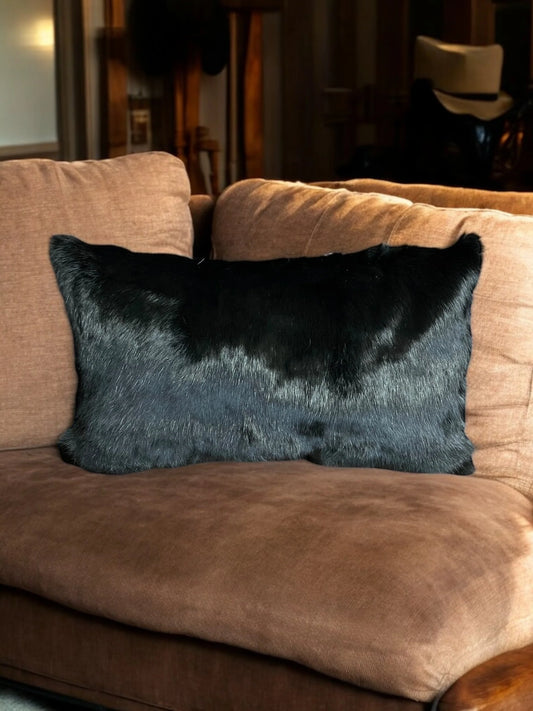 Black Lumbar Pillow