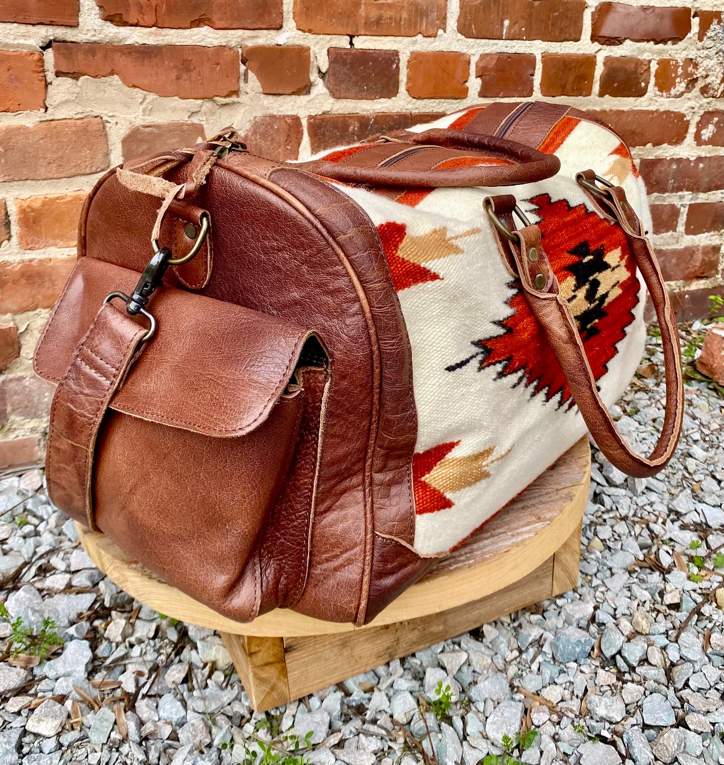 Rust Duffle Bag