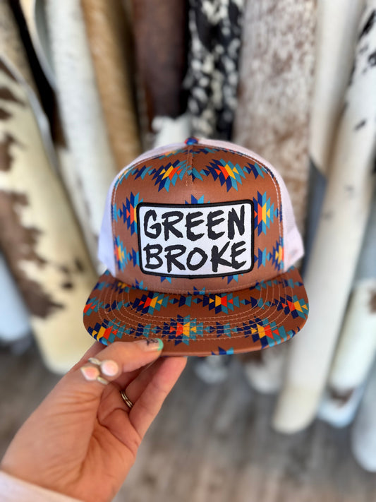 Green Broke Cactus Alley Cap (Aztec)