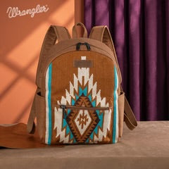Wrangler Southwestern Knitted Backpack - Brown