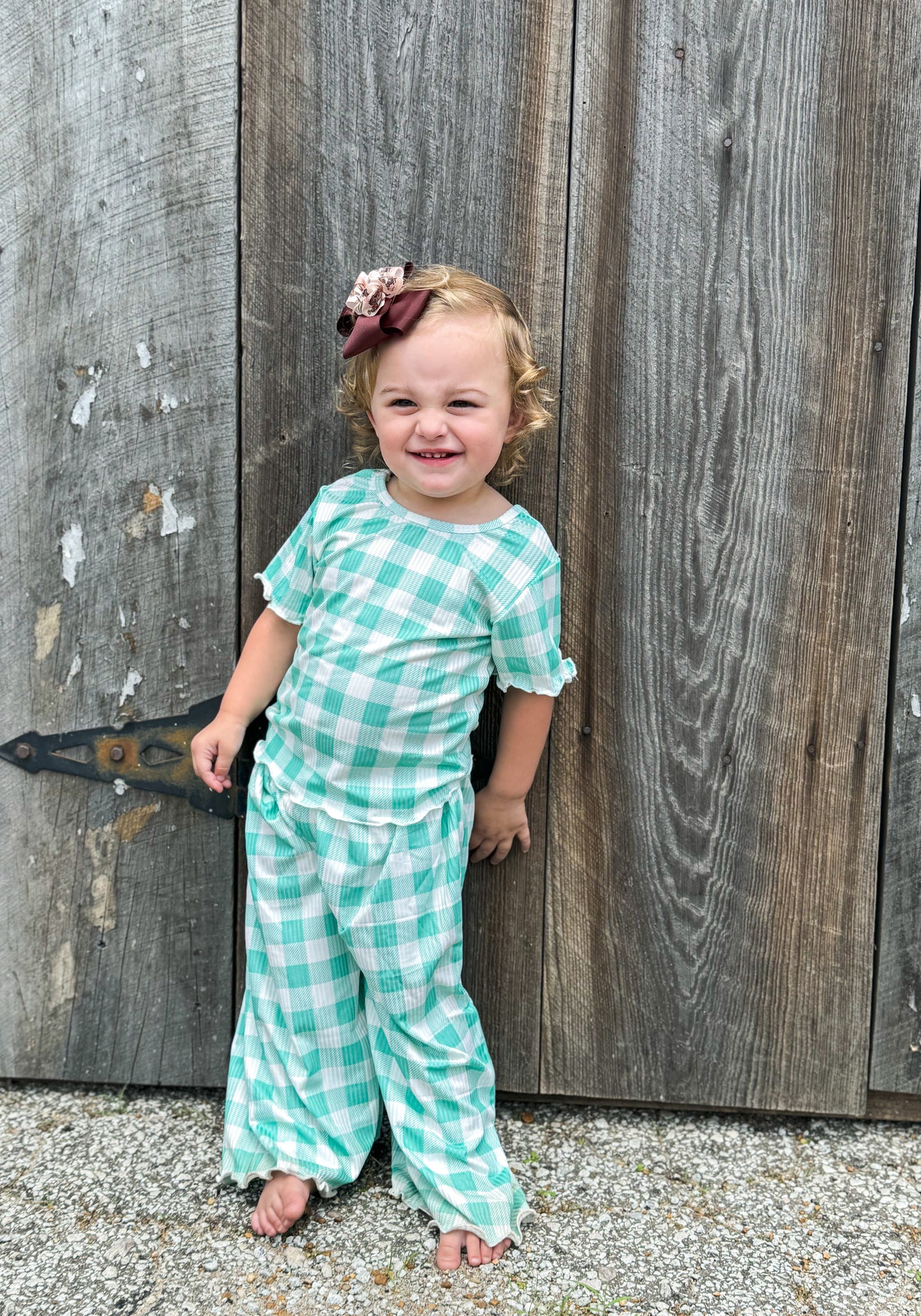 The Kaili Short Sleeve Pant Set