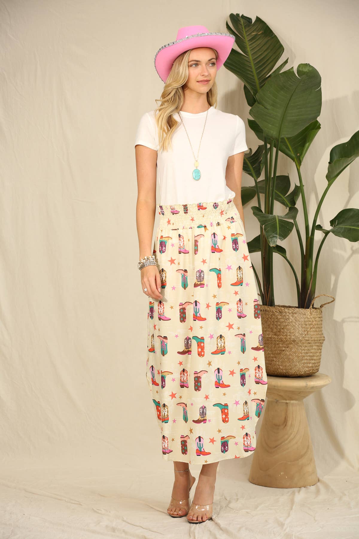 Boot Scootin' Maxi Skirt