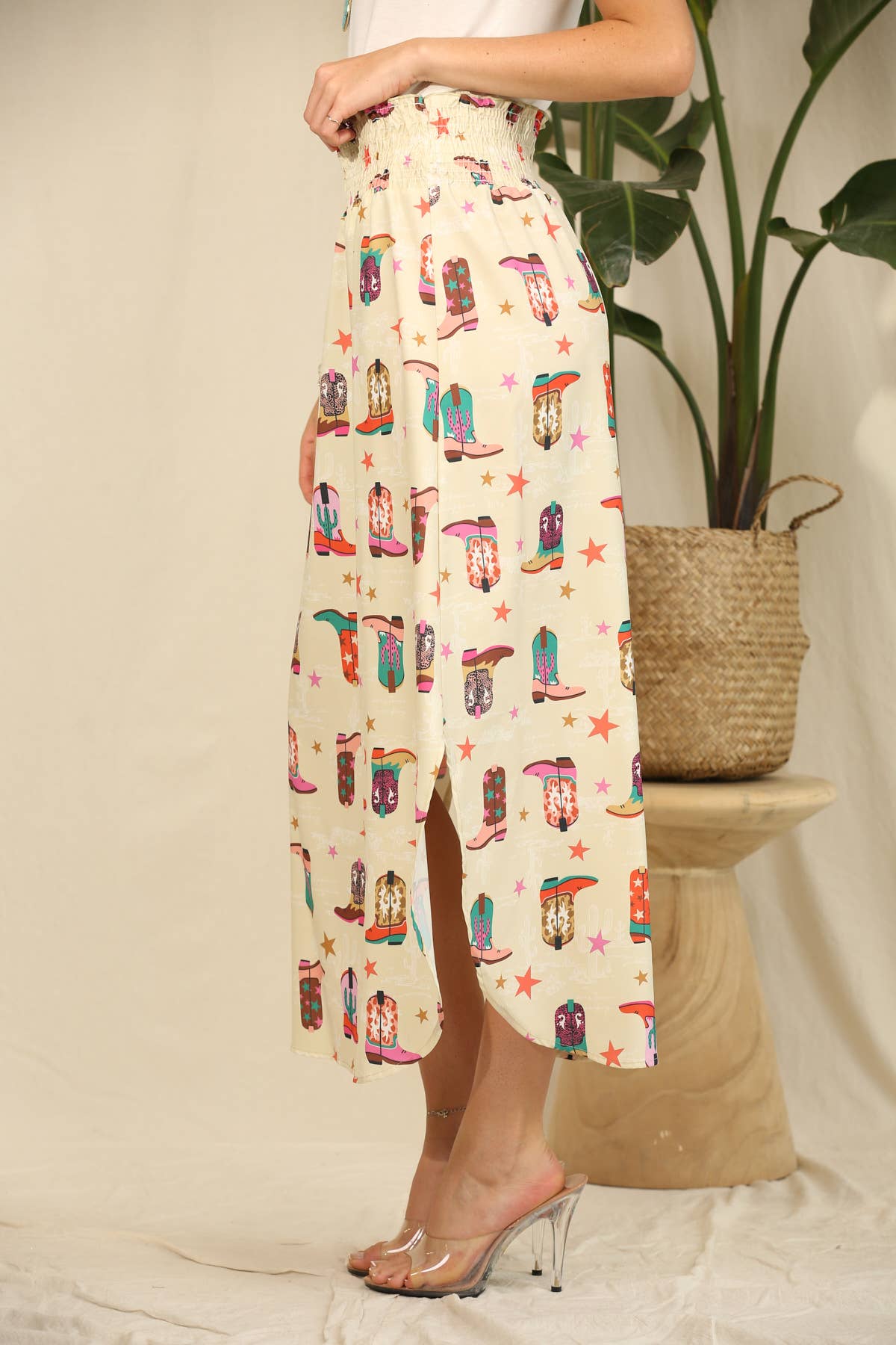 Boot Scootin' Maxi Skirt