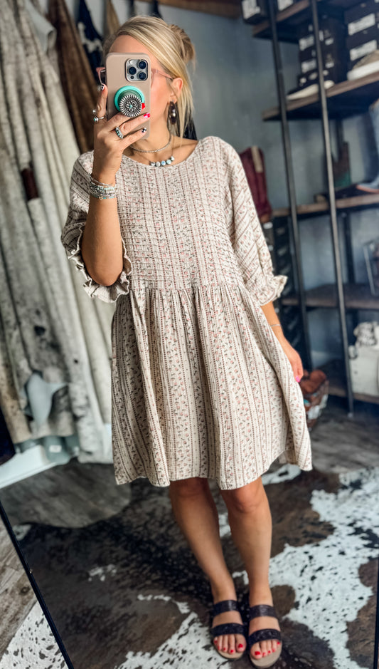 Sage Babydoll Dress