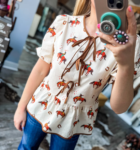 Cheyenne Babydoll Blouse
