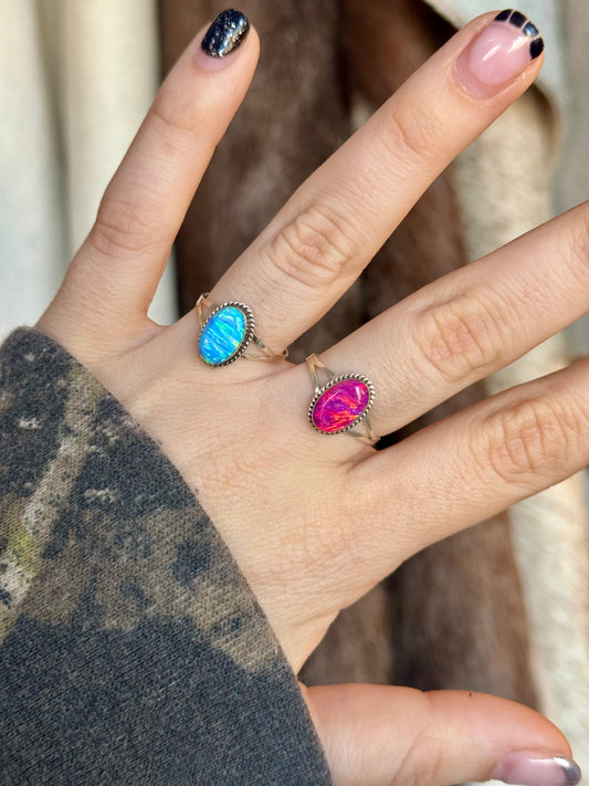 Opal Oval Ring