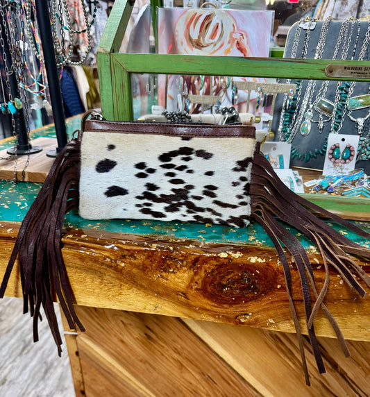 Fringey-Hide Crossbody
