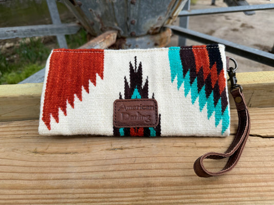 American Darling Woven Wool Clutch