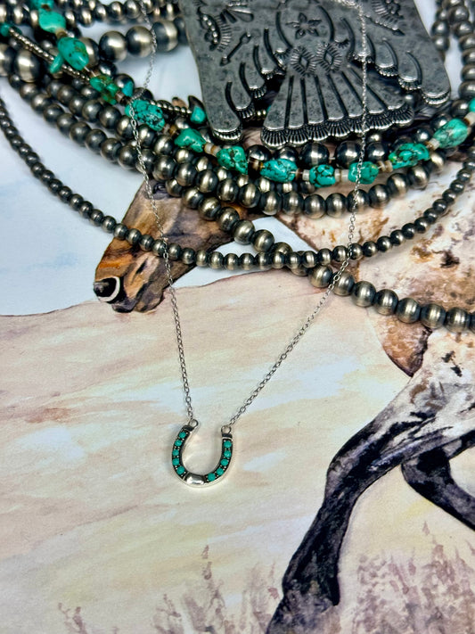 Boujee Horse Shoe Necklace