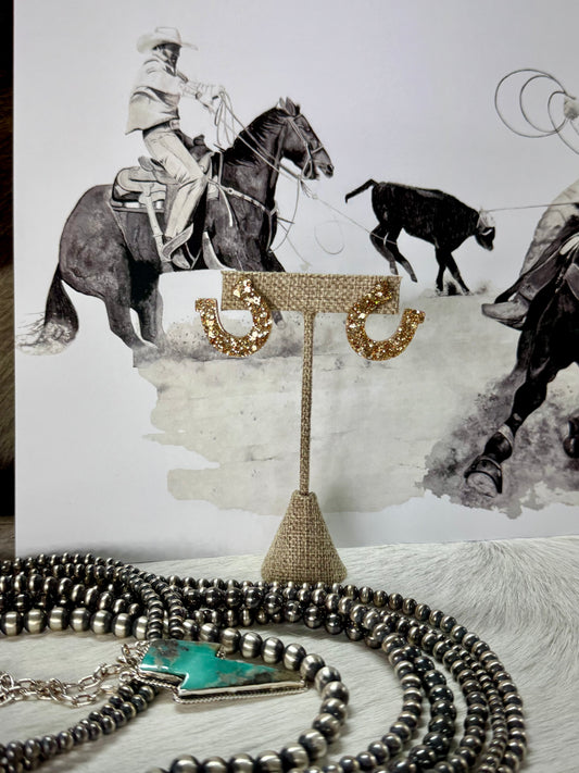 Horseshoe Stud Earrings