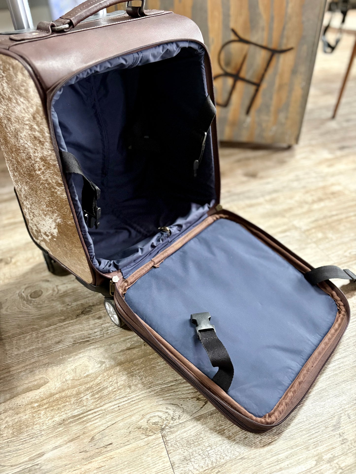 Mini Cowhide Luggage
