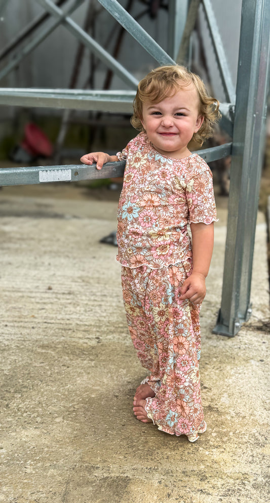 The Kaili Short Sleeve Pant Set