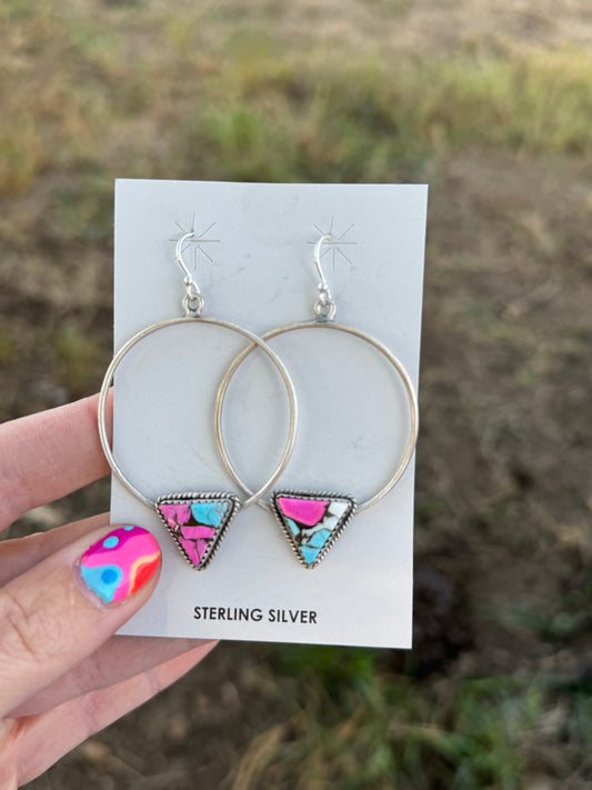 Pastel Peak Hoops