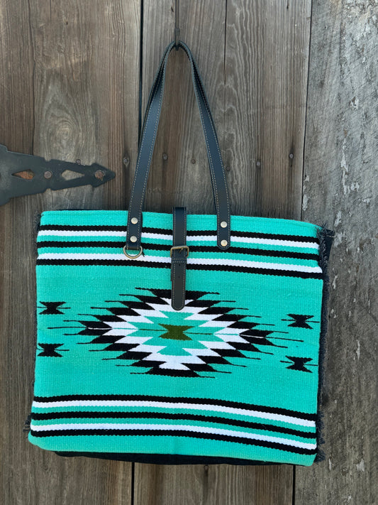 Riverbend Serape Weekender Bag