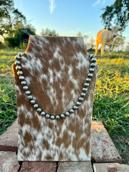 Navajo Strung Pearls 14mm Pearls