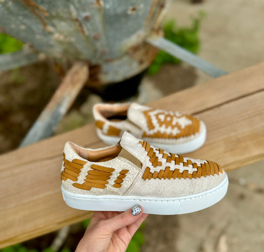 Dakota Western Tennis Shoe in Mustard