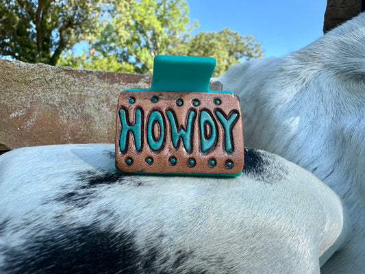 Howdy Small Claw Clip
