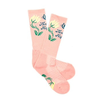 Make IT Happen Peach Performance Socks