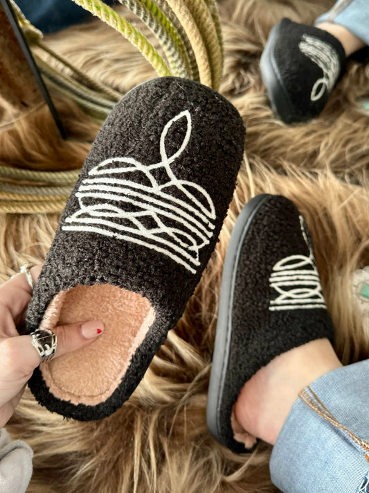 Boot Stitch Slippers
