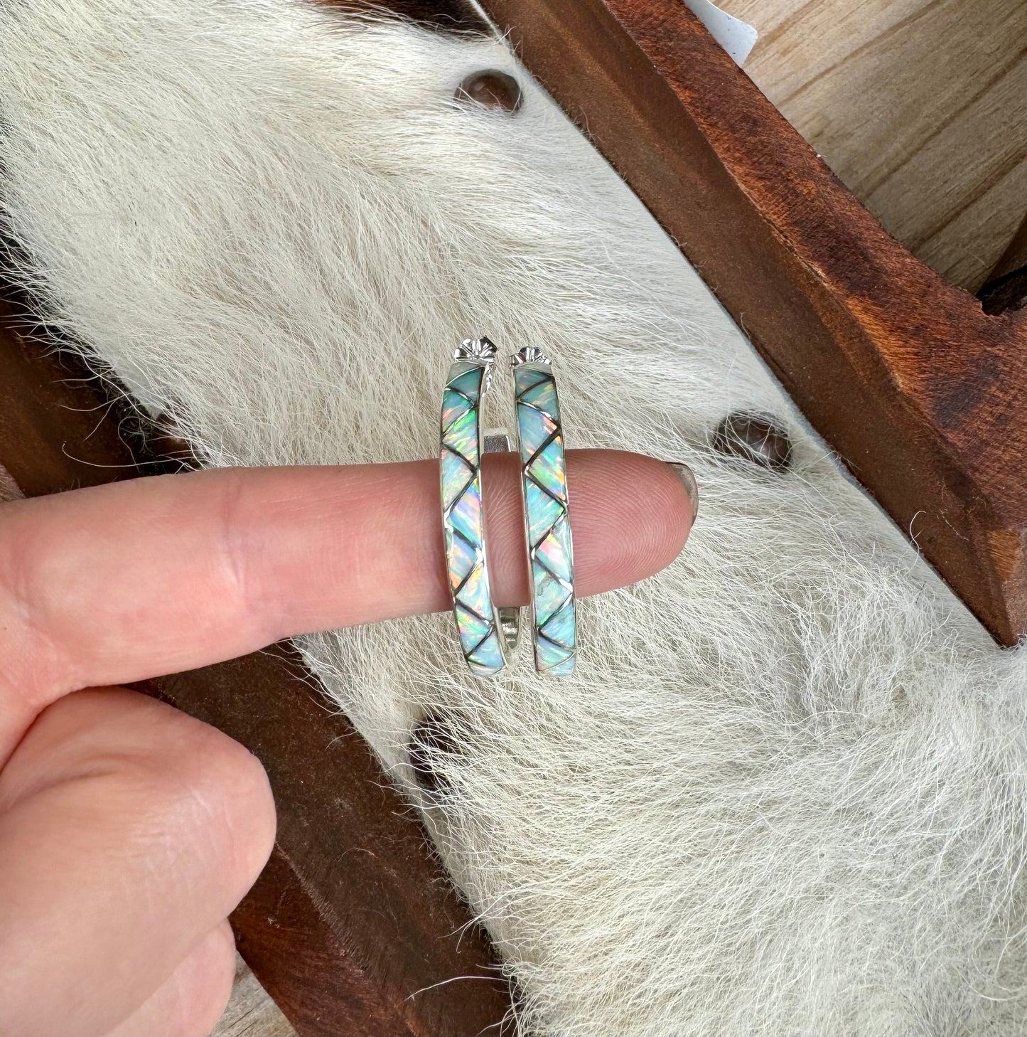 The Regul Opal Hoops