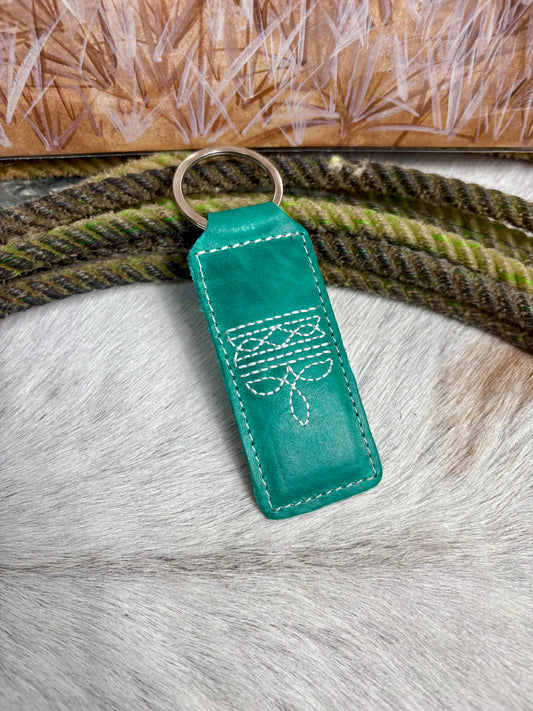 Bootstitch tassel keychain