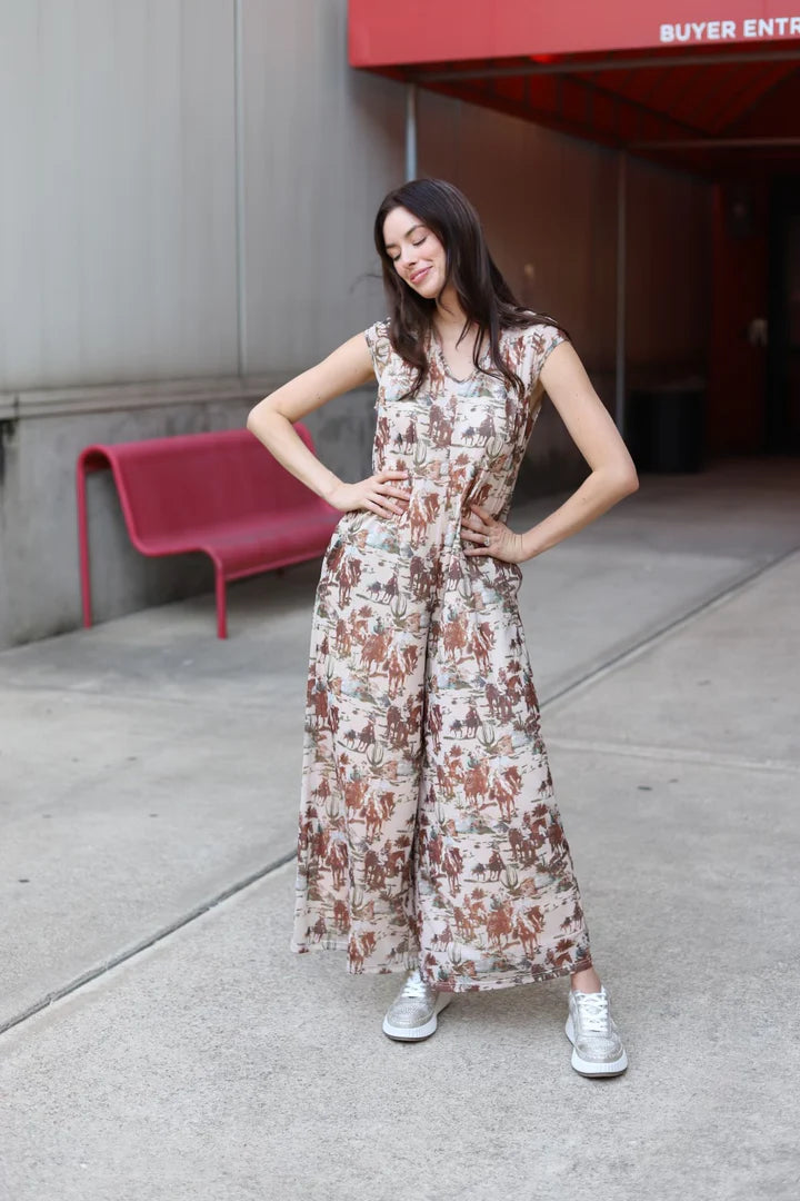 The Dusty Cowboy Mesh Romper
