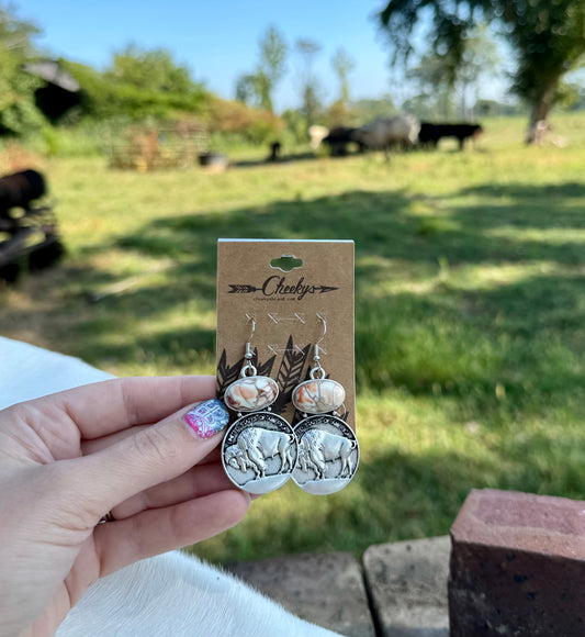 Buffalo Nickel Earrings