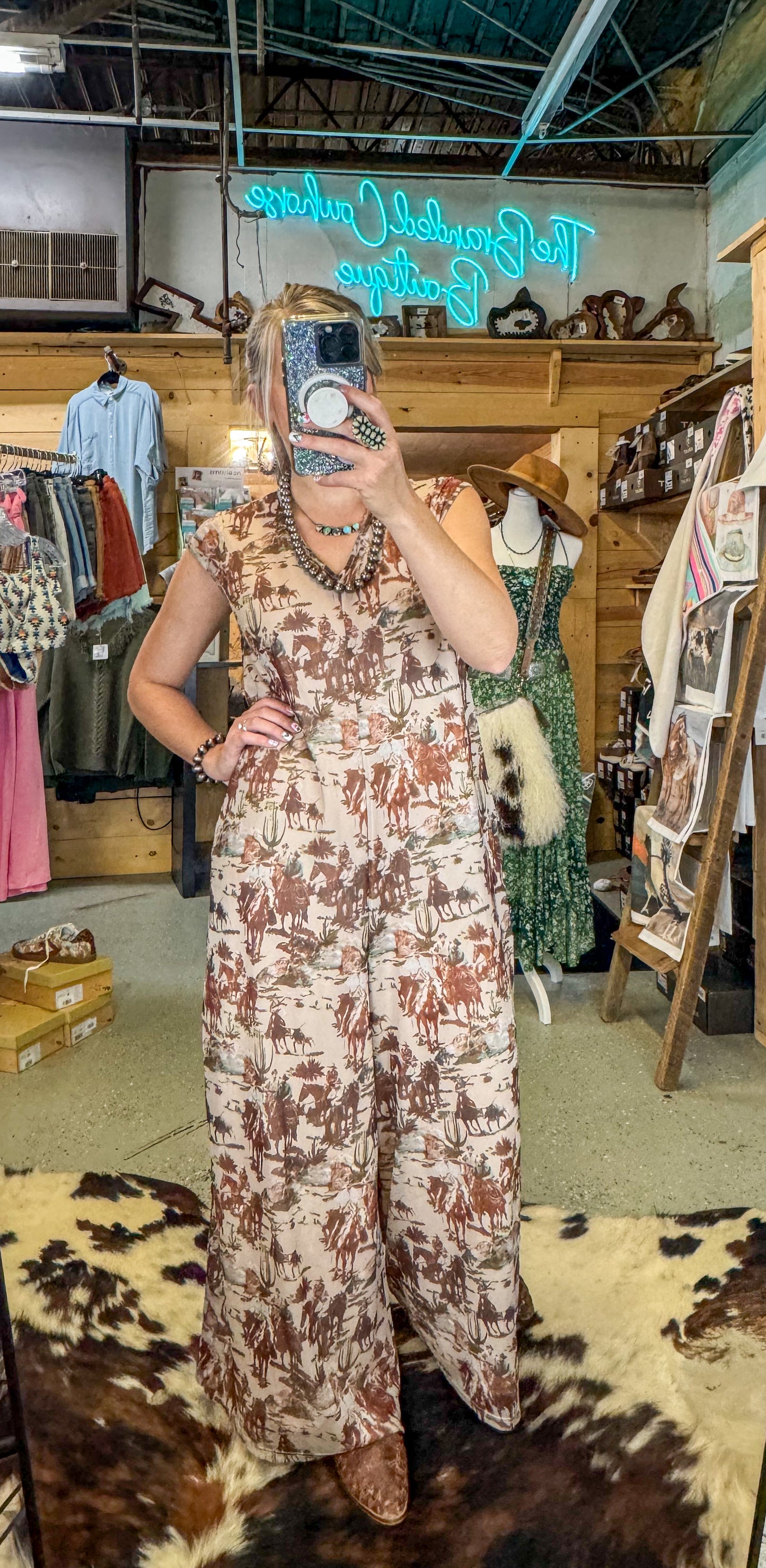 The Dusty Cowboy Mesh Romper