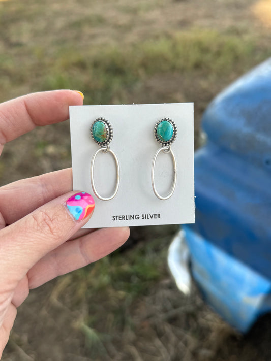 Turquoise Hitch Earrings