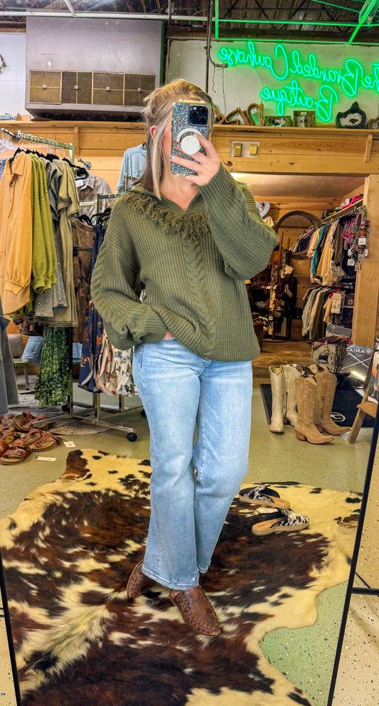 The Cypress 1/4 Zip Sweater