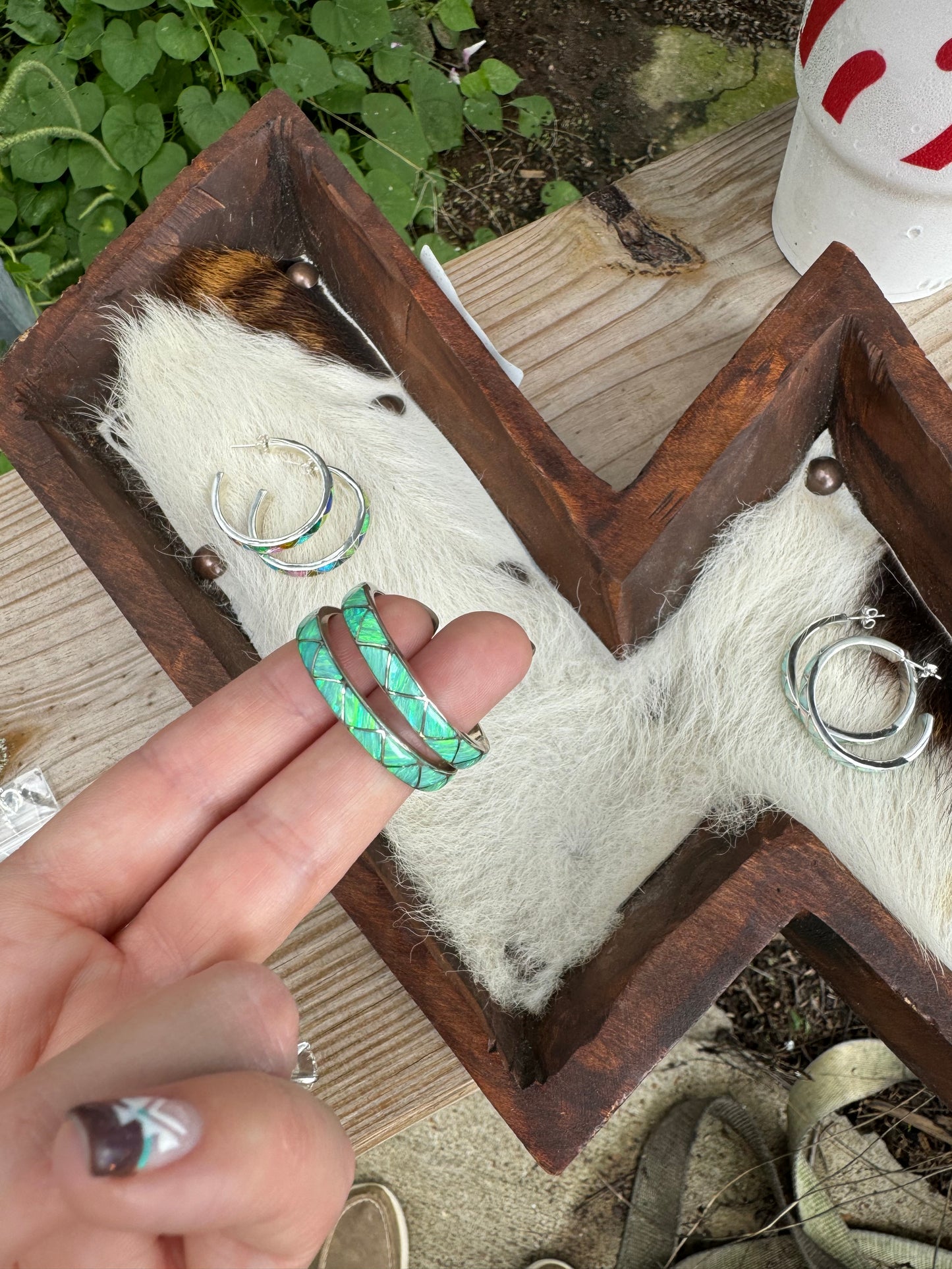 The Regul Opal Hoops