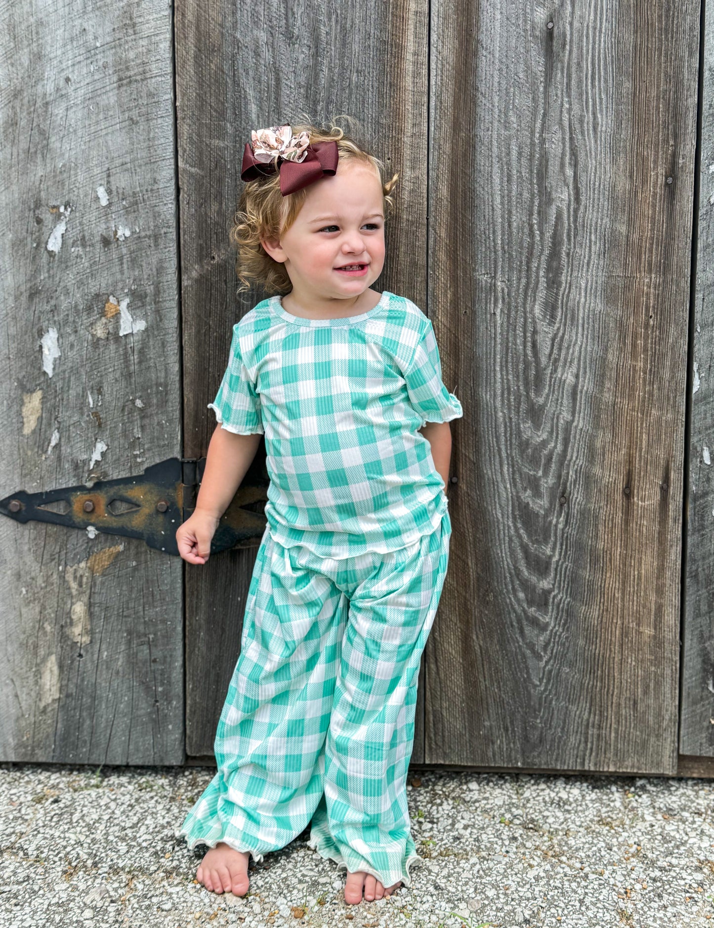 The Kaili Short Sleeve Pant Set