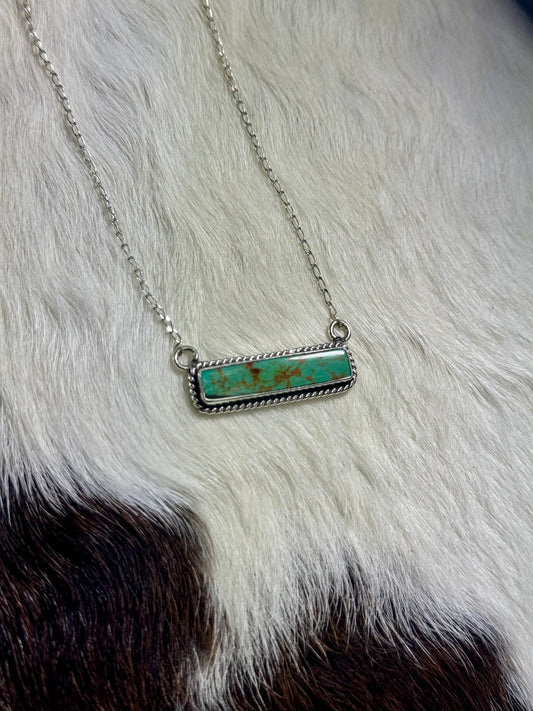 Evergreen Bay Bar Necklace