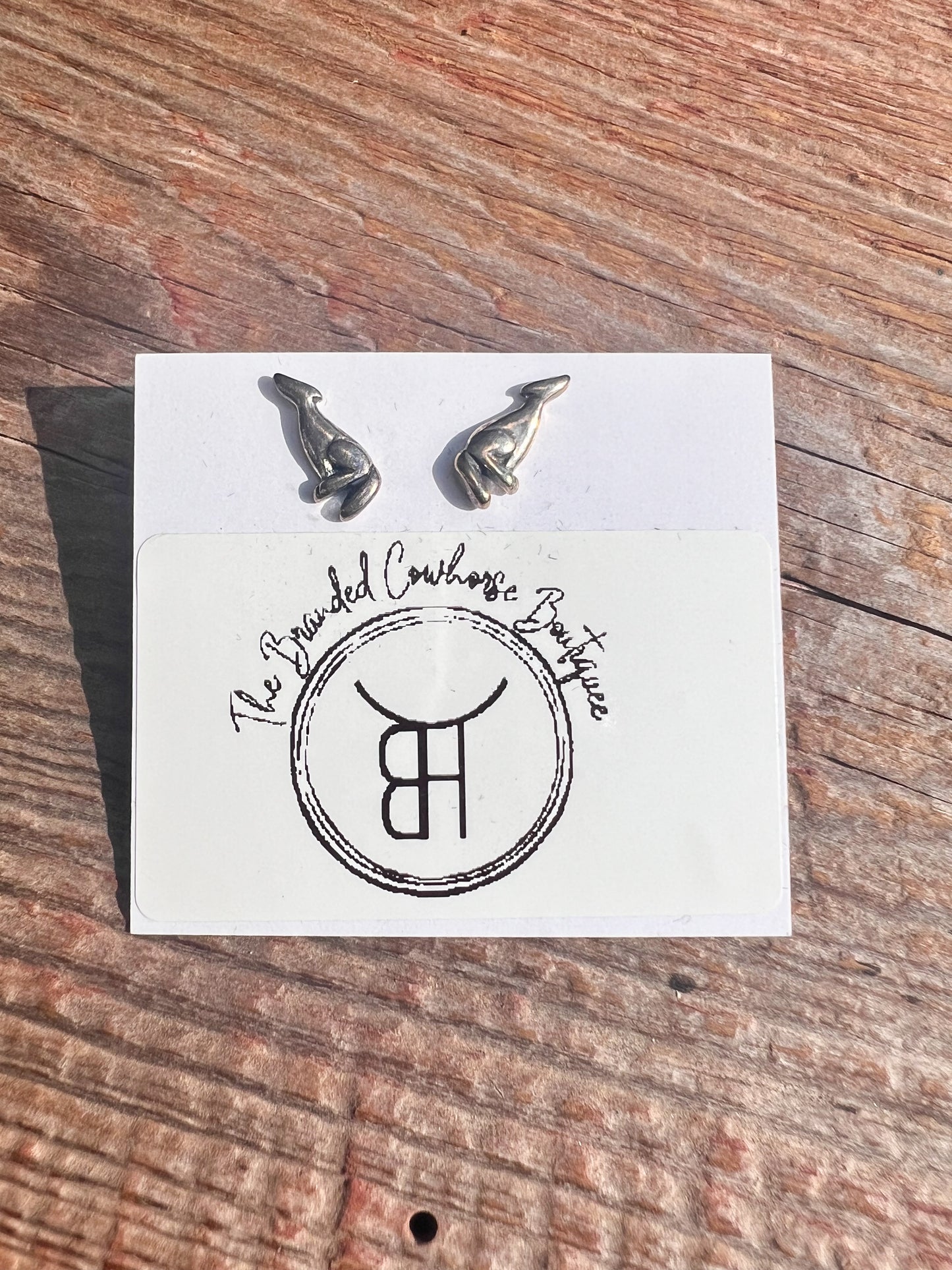 Sterling Silver Western Studs
